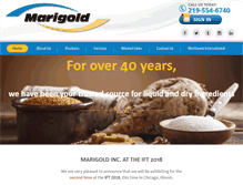 Tablet Screenshot of marigoldinc.com